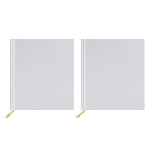 DIY Blank Wedding Guest Book for Anniversaries, Engagements, and Special Occasions