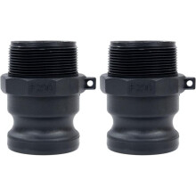 Standard Type F Camlock Couplings,2" Male Adapter X 2" Male Thread 2 Inch Camlock Fittings Cam Fitting