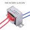 Alimentation Secteur 10 W, Sortie Monophasée 2 Lignes, Transformateur Compact 3