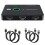 KVM Switcher Box Keyboard Mouse Printer Video Switcher Plug and  USB Switcher Splitter Display Equipment 1