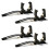 4Pack Boat Hook Holder with Quick Release Strap, Marine Oar Mount Clips, Replacement for Spring Clips 1