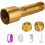 Tub Spout Adapter Brass, Fits 3/4" IPS and 1/2" IPS Pipe,1/2" Copper Pipe Threaded Installation for Slip- Installation 1