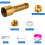 Tub Spout Adapter Brass, Fits 3/4" IPS and 1/2" IPS Pipe,1/2" Copper Pipe Threaded Installation for Slip- Installation 6