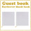 DIY Blank Wedding Guest Book for Anniversaries, Engagements, and Special Occasions 2