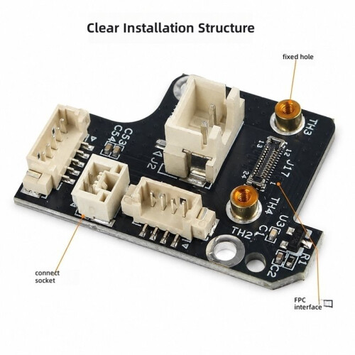Extruder Interface Board with FPC Cable for  X1 / X1C 3D Printer Spare Parts 1