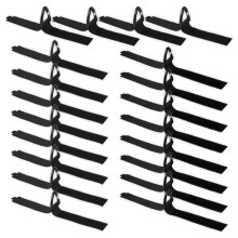 20 Pack Storage Straps 4S/8M/8L, Cable Hanger Organizer with Triangle Buckle for Extension Cord Hose Rope