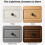 10 Pack Round Cabinet Knobs, Single Hole Drawer Pull Knobs Hardware for Kitchen, Bathroom Vanity Cupboard 8