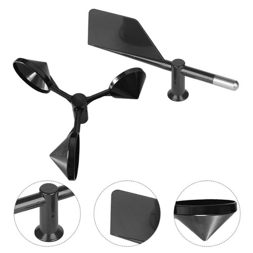 Weather Station Wind Direction Indicator Replacement Vane, Heavy-Duty Anemometer Replacement Vane Tail 2