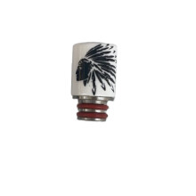 (Feather)Cigarette Holder Ceramic Drip Tip 510 Mouthpiece Fit For Egoo One Mega 2 Vtmelo