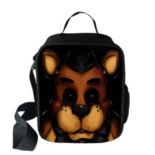 (A)Sac à lunch isotherme imprimé en 3D Five Nights At Freddys sac de pique-nique imperméable
