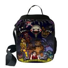 (I)Sac à lunch isotherme imprimé en 3D Five Nights At Freddys sac de pique-nique imperméable