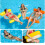 (Sky Blue)Inflatable Floating Water Hammock Float Pool Lounge Bed Swimming Summer Chair 3
