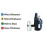 Set of 2 Pcs Shower Door Rollers Runner Wheels 6