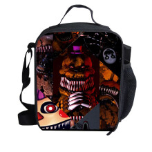 (Brown)Sac à dos extérieur Five Nights At Freddys école sac à lunch trousse à crayons cadeaux enfant