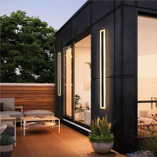 Aplique de Pared LED Moderno para Exteriores - Aplique de Porche Impermeable IP65, Iluminación Exterior de 110V-220V para Jardín, Patio, Entrada