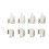 Pack of 8 x Shower Door Rollers Runners WheeL 1