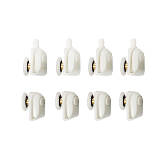Pack of 8 x Shower Door Rollers Runners WheeL