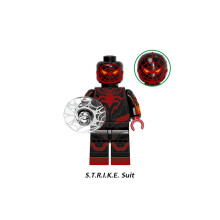 (Style B)Battle Suit Building Blocks Kids Assembled Puzzle Toys Figure Gift Fan