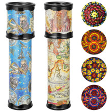 TOYANDONA Kaleidoscope for Kids: 2 Pcs Vintage Kaleidoscope Educational Toys for Birthday, Party Favor, Christmas Stocking Stuffers