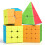 ROXENDA Speed Cube Set, 2X2 3X3 4X4 Pyramid Fast Cube Stickerless with Instruction [4 Pack] (Stickerless Cube Set) 1