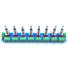 RKtoggle8 Toggle Switch Module for Switching Solenoid Points for use with CDU - Designed for Hornby, Seep, PECO, Bachmann layouts - Constructed