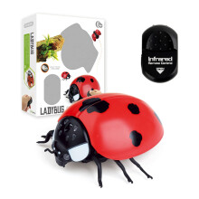 Ladybug Figures Realistic Remote Control Animal Wireless Fake Scare Prank Toy for Kids, Great for Pranks and Halloween Decorations (Without battery)