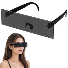 ABOOFAN Pixelated Party Glasses, Funny Novelty Mosaic Sunglasses, Photo Booth Props for Halloween, Birthday & Christmas