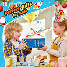 DejaNard Double Player Rocket Toy Launcher, Outdoor Granden Toys for 4 5 6 7 8 9 Year Old Boys Kids Outdoor Game Birthday Gifts for 3-12 Year Olds