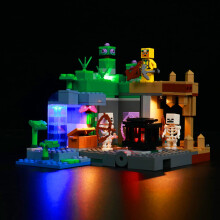 LED Light Kit Compatible with Lego Minecraft Skeleton Dungeon 21189