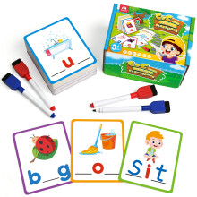 Coogam Short Vowel Spelling Flashcards, Kids Learning & Educational Toys