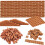 Woohome 322 Pieces Mini Grey Scale Tile Roof Tile Construction Set 1