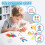 HAPMARS Handprint Art Craft Kits for Kids, 16 Pack 4