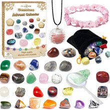 Crystal Advent Calendar 2026-24 Days of Stunning Surprises to Make Your Holiday Sparkle,Advent calendars for kids Scientific Xmas Gift for Girls &