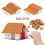 Woohome 322 Pieces Mini Grey Scale Tile Roof Tile Construction Set 3