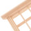 jojofuny 4Pcs 1:12 Miniature Dollhouse Window Frames Set Use 9