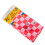 6 Pack 108" X 54" Red and White Checkered Rectangular Table Cloth Disposable Plastic Tablecloth 3