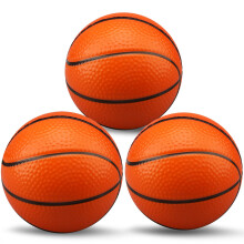 13CM Mini Foam Basketball for Mini Basketball Hoop, 5 Inch Squishy Squeeze Stress Ball for Pool Office