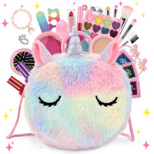 Anpro 41 Pcs Kids Makeup Sets for Girls,Non-Toxic and Safe