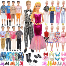 27 PCS Doll Clothes and Accessories Compatible with Barbie Ken