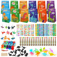 100PCS Dinosaur Party Bags Fillers for Kids Boy Toys Dinosaur Gift Bag Dino