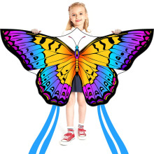 HONBO Butterfly Kites for Kids & Adults,55" x 28" Large Beginner Kite for Kids Ages 4-8,Easy to Fly for Beginners,Beach Kites for Outdoor Activities
