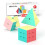 ROXENDA Speed Cube Set, 2X2 3X3 Pyramid Speed Cube Stickerless Fast Cube with Instruction (Macaron cube set) 1