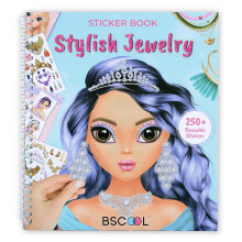 BSCOOL Jewelry Sticker Book for Girls with 250+ Reusable Stickers