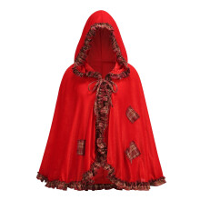 maxToonrain Women Little Red Riding Hood Hooded Cape