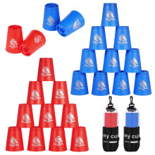 yeesport 24 Sport Stacking Cups Blue/Red Training Set for Kids & Adults
