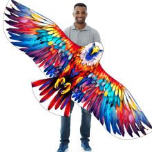 Touch the sky Colorful Eagle Kite for Kids and Adults, Easy to Fly, Exquisite Fabrics and Unique Structure Design