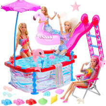 Miunana 23 Doll Pool Accessories Mermaid Swimsuits for 11.5 Inch Dolls