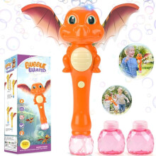 Chridark Bubble Wand Dinosaur Bubble Maker Toys for 3-8 Year Old Kids Boys