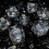 ORUZA Liquid Core DND Dice Set Polyhedral Resin Sharp Edge D&D Dice 7 PCS 4