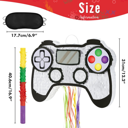 WERNNSAI Video Game Pinata Game Controller Pinata Bundle 2